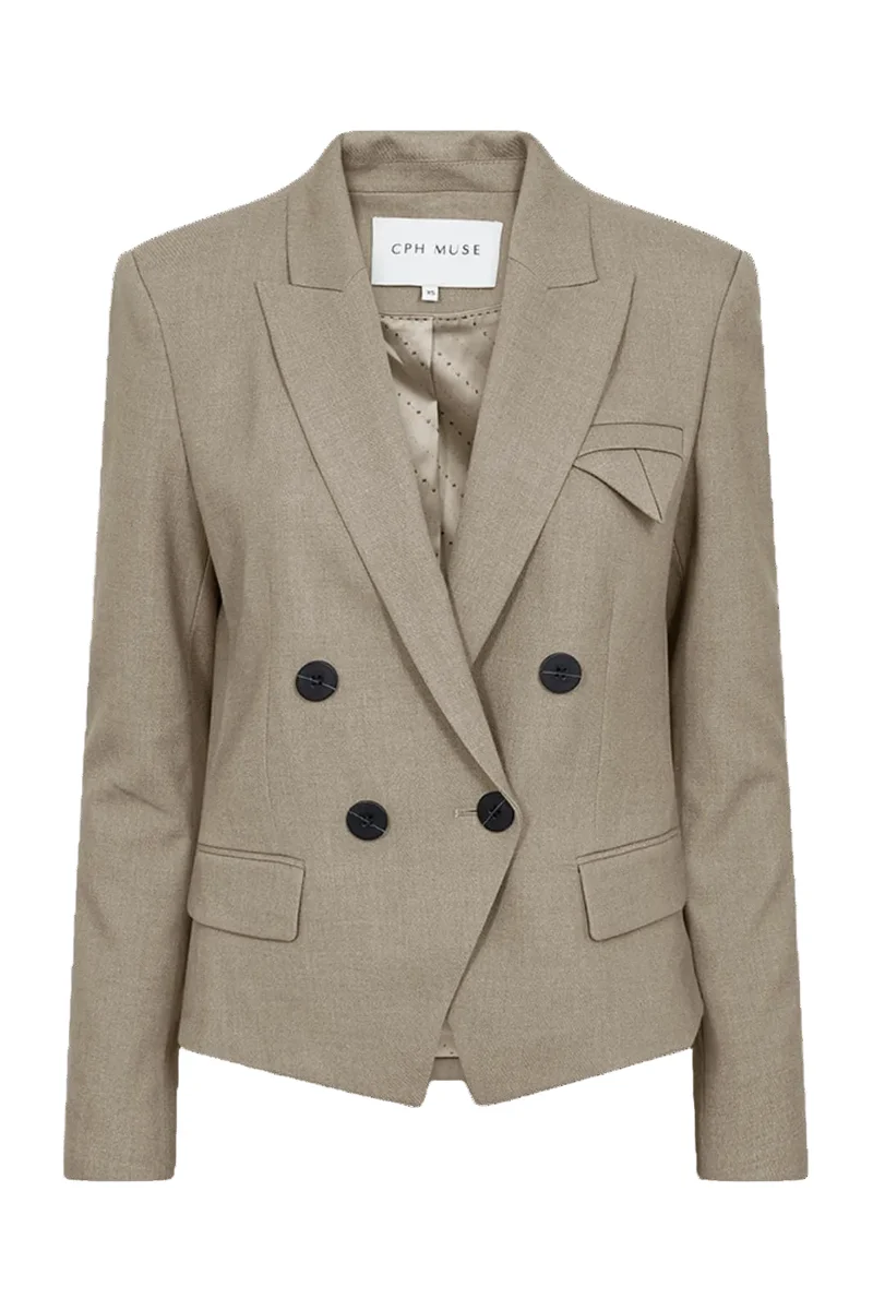 Copenhagen Muse - Cmtailor-blazer 206572 - 1954 Winter Twig Melange