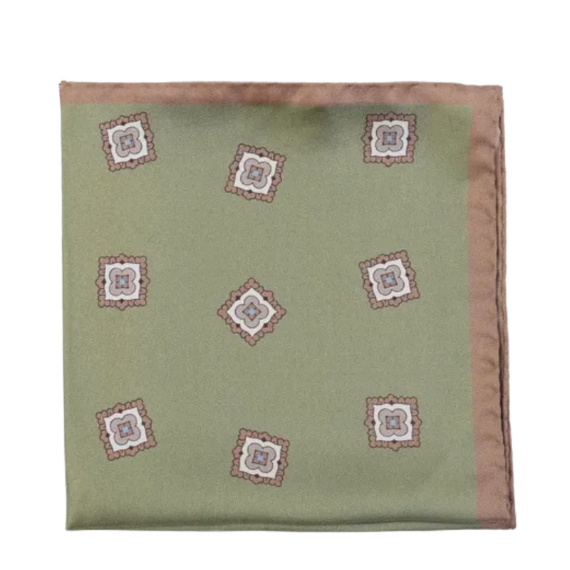 Pocket Square - 506 Olive
