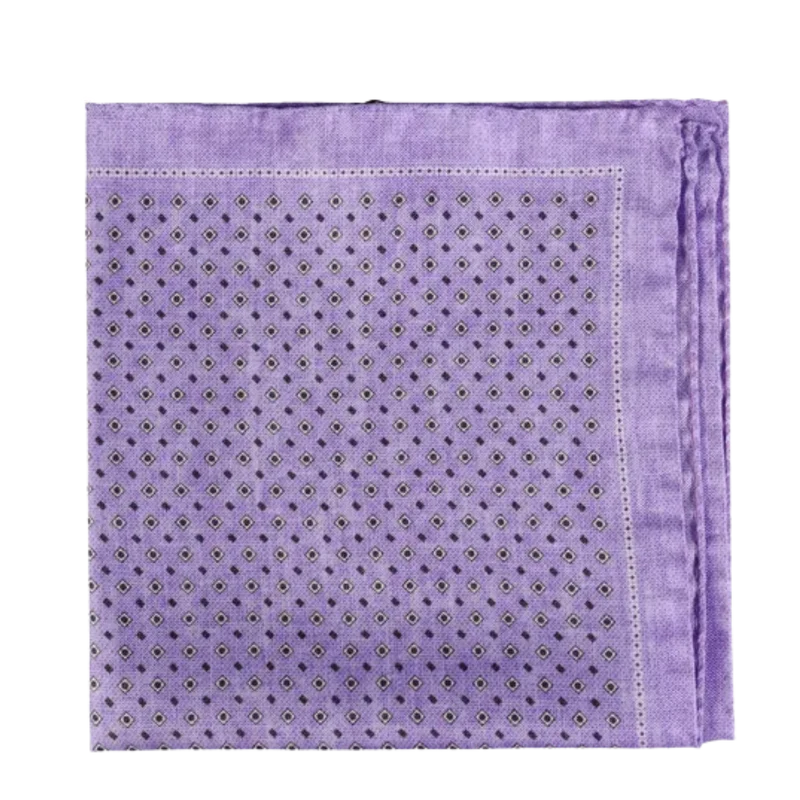 Pocket Square - 327 Lilac Melange