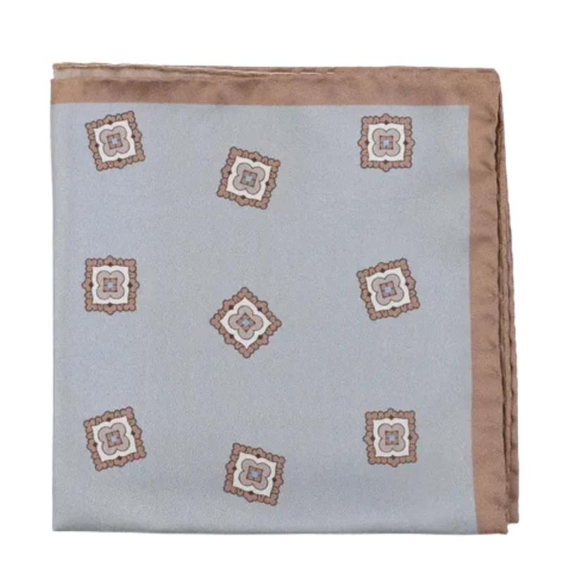 Pocket Square - 986 Silver