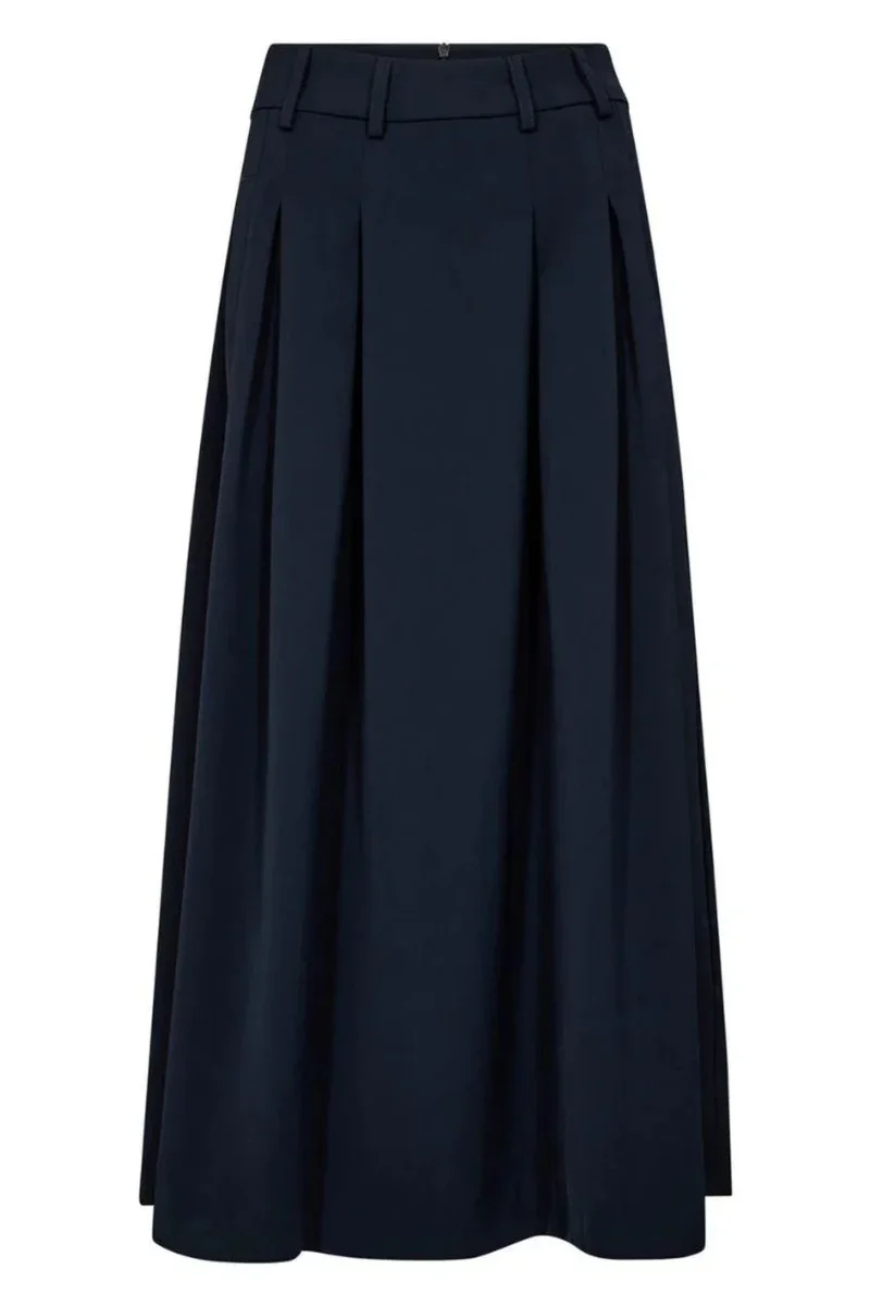 Co´Couture - Anyacc Pleat Skirt 34178 - 120 - Navy