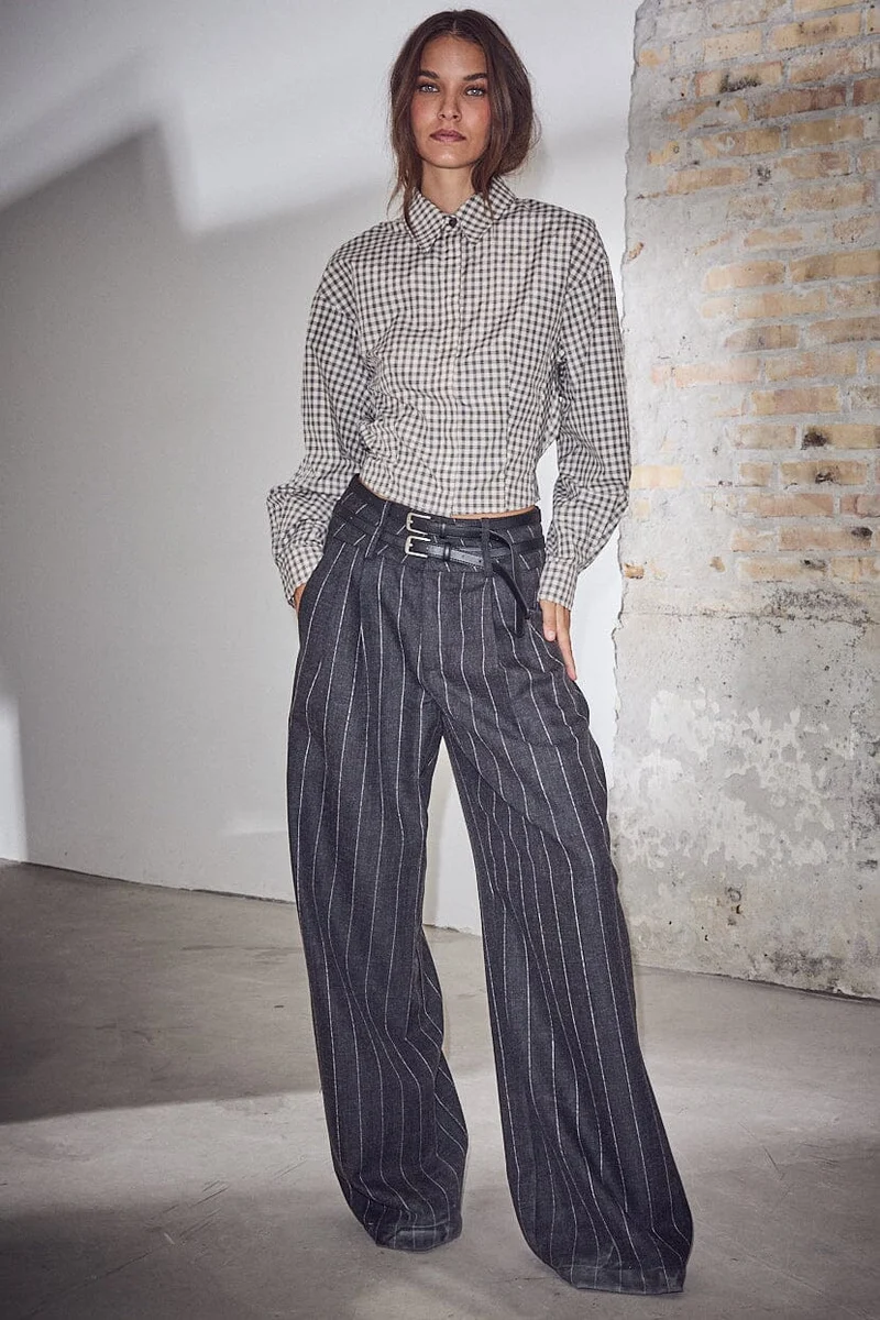 Haute L'Amitié - Ivanna Belt Pant HL10831 - Dark Grey