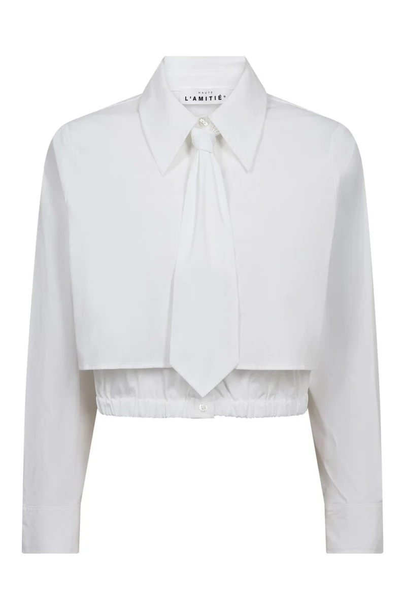 Haute L'Amitié - Inez Tie Shirt HL10826 - White