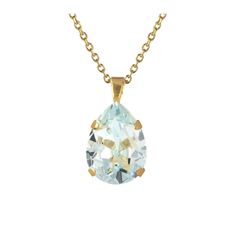 Mini Drop Necklace Gold - 07 Light Azore