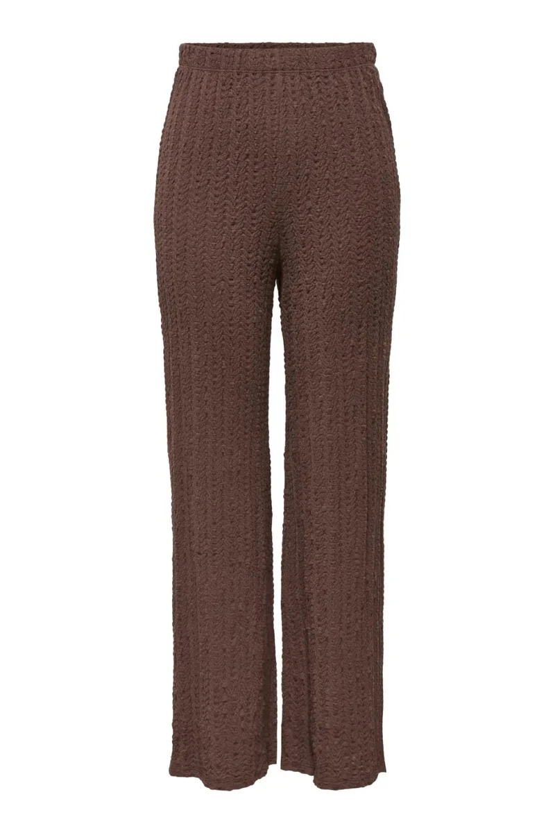 Only - Onlella Wide Pant - 4952854 Chocolate Martini