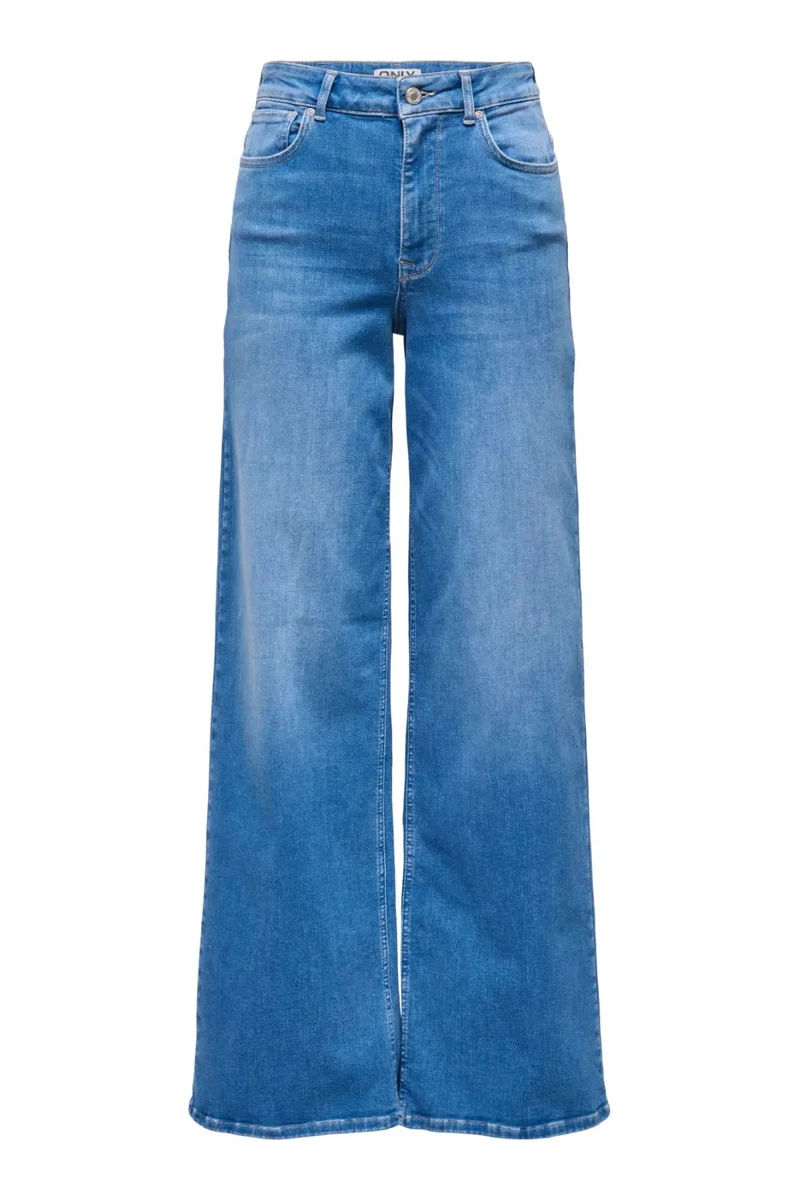 Only - Onlmadison Blush Wide Rea262 - 4902991 Special Bright Blue Denim