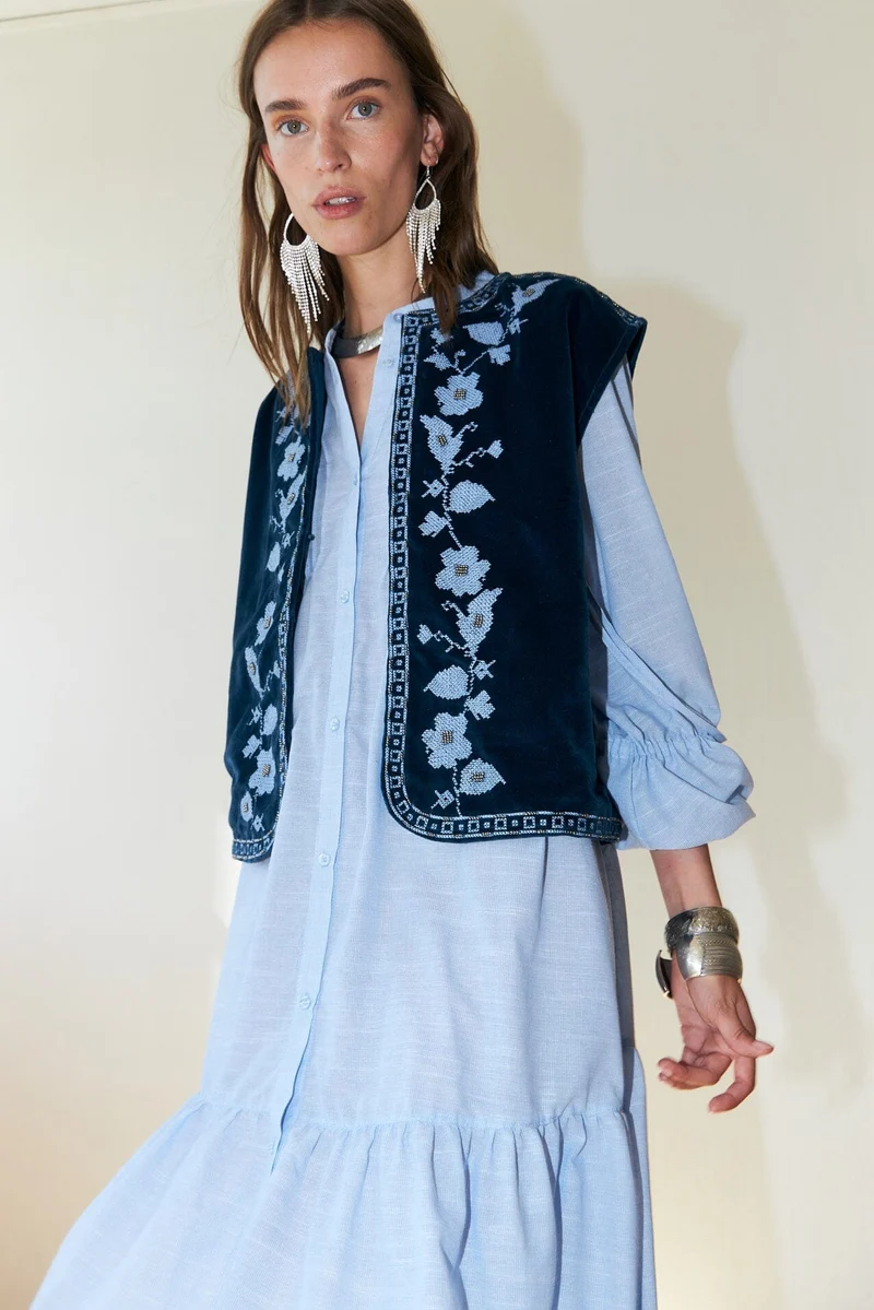 Lollys Laundry - Binll Vest Sl 26180-1061 - 20 - Blue