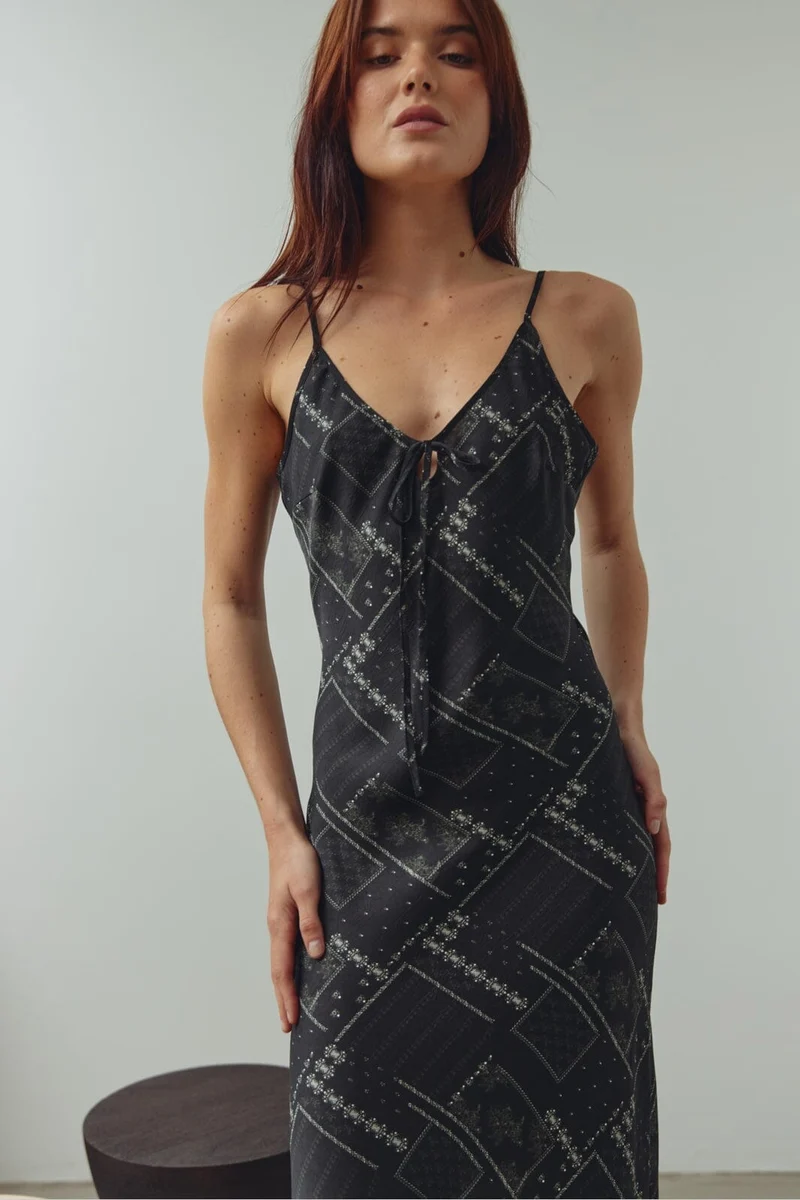 Noella - N-Megan Dress 15160003 - 1435 - Dolly Black Print