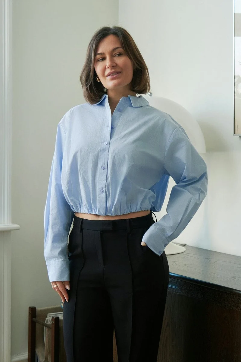 Neo Noir - Emmana C Poplin Shirt 167941 - 145 - Light Blue