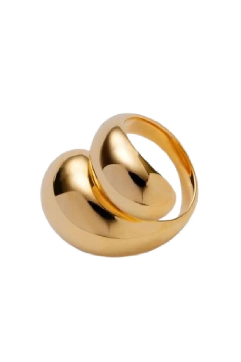Pernille Corydon - La Pausa Ring r-748-gp - Gold Plated