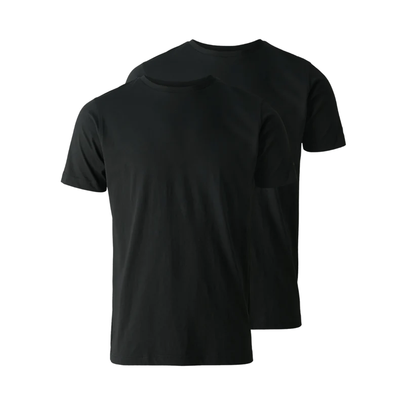 Duo Pack Crewneck - Black