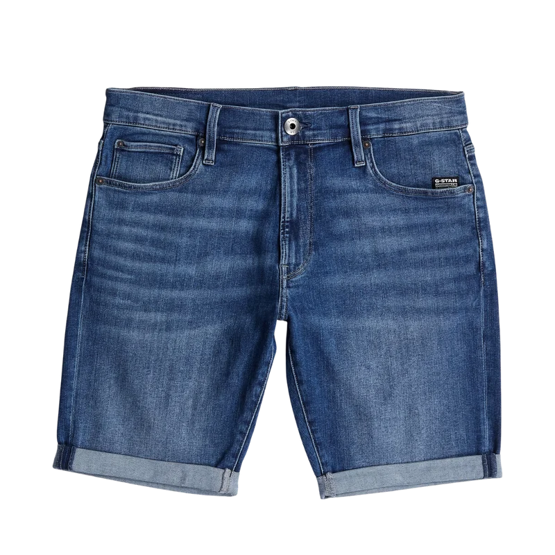 3301 Slim Short - Medium Aged
