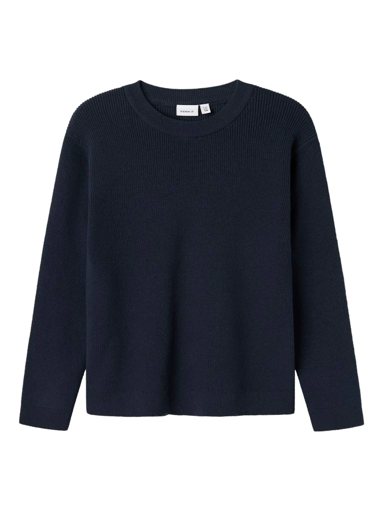 Stickad Tröja O-neck