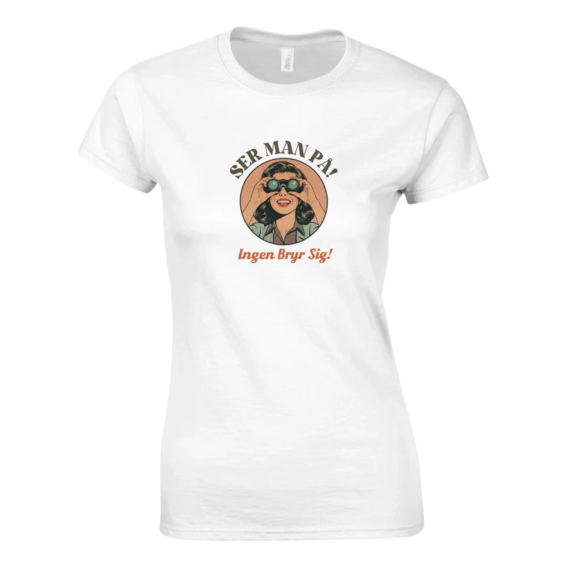 T-shirt Dam - Ingen bryr sig