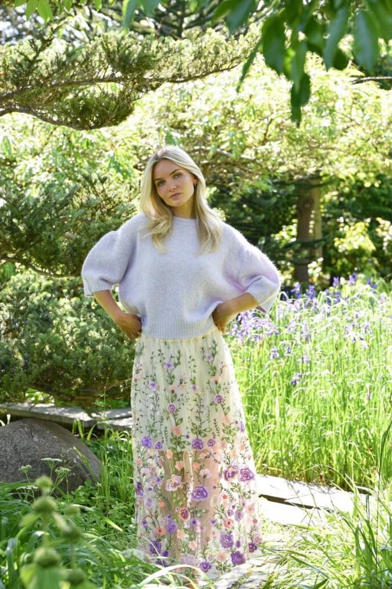 A-View - Inge S/S Knit Pullover AV7076 - 301 - Lilac