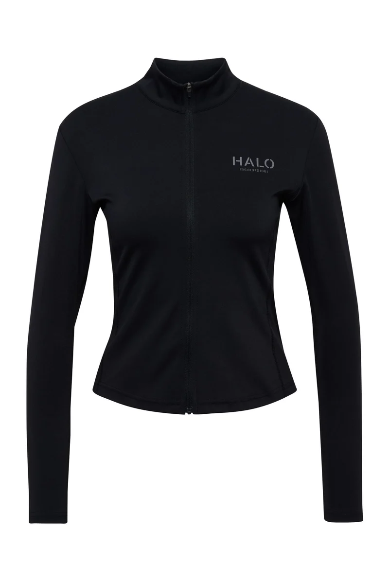 Halo - Womens Training Zip Shirt 229071 - 2001 - Black