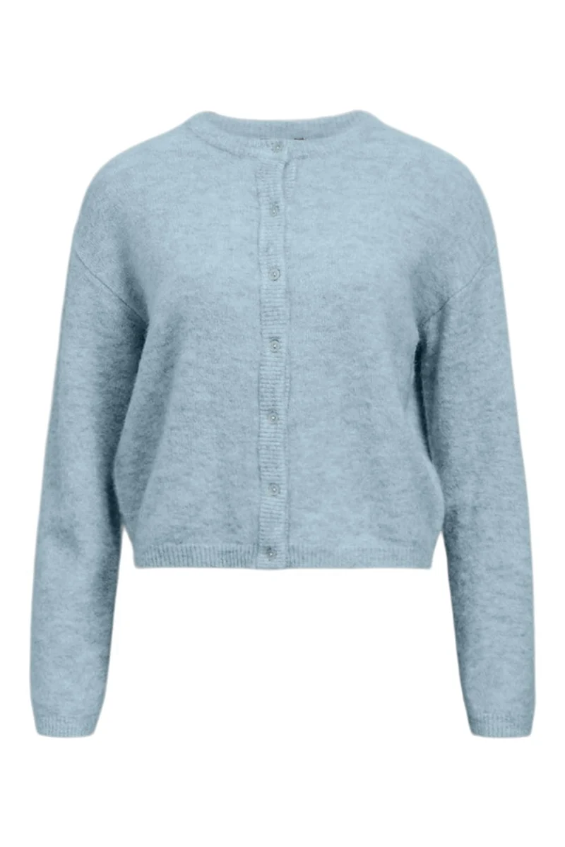 Object - Objagate L/S Re Knit Cardigan - 4991733 Winter Sky Melange