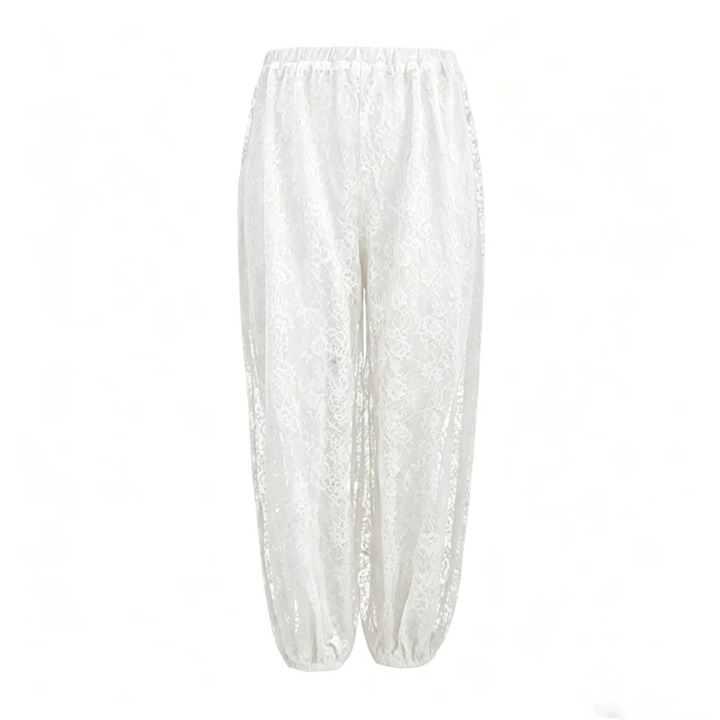 Dear Molly - Ballon Lace Pants 165142B - Off White
