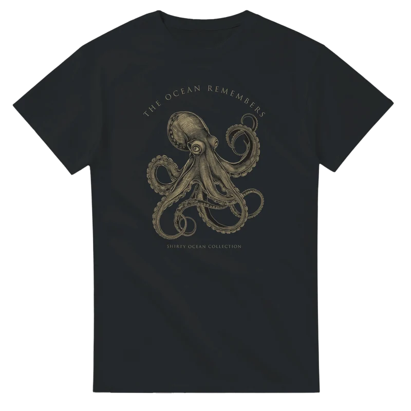 T-shirt – The Ocean Remembers (Octopus)