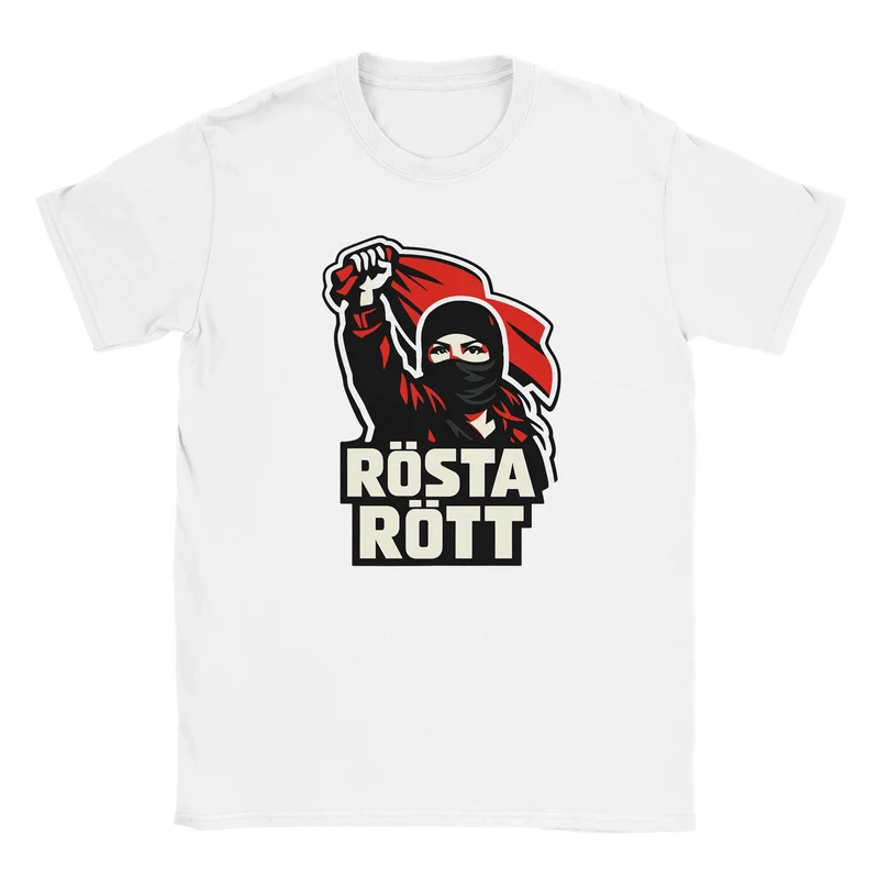 T-shirt - Rösta rött