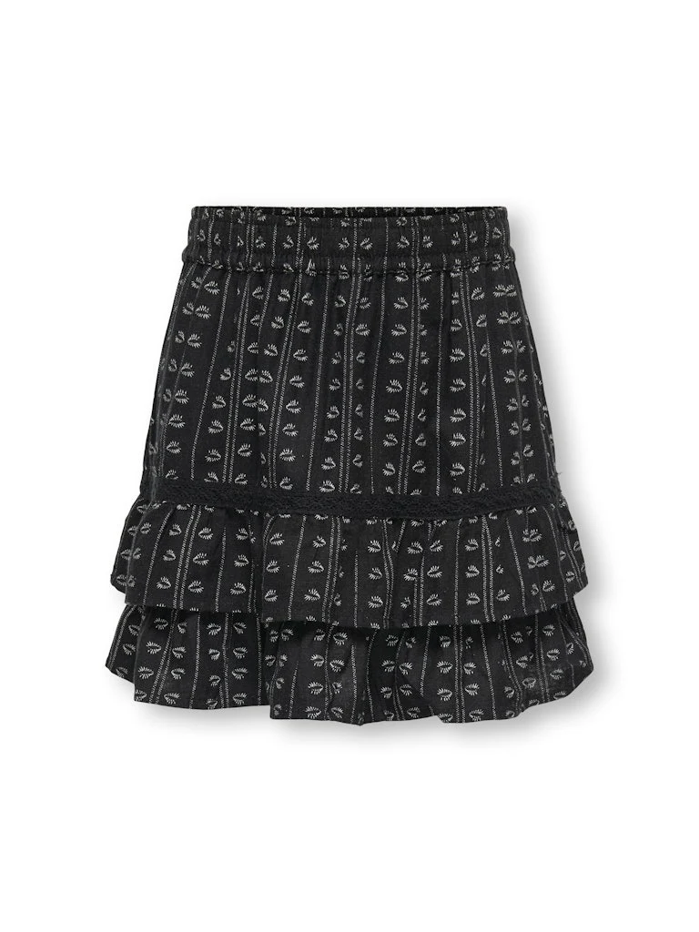Svart Kjol inbyggd Shorts