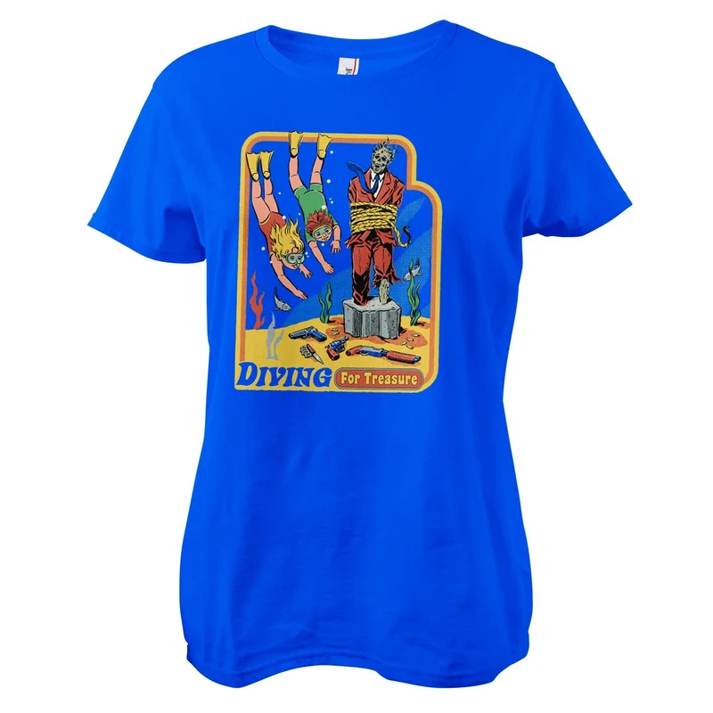 Diving For Treasure Girly Tee
