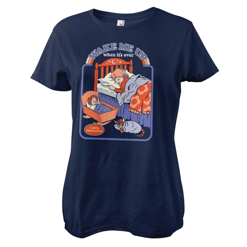 Wake Me Up When It's Over Girly Tee