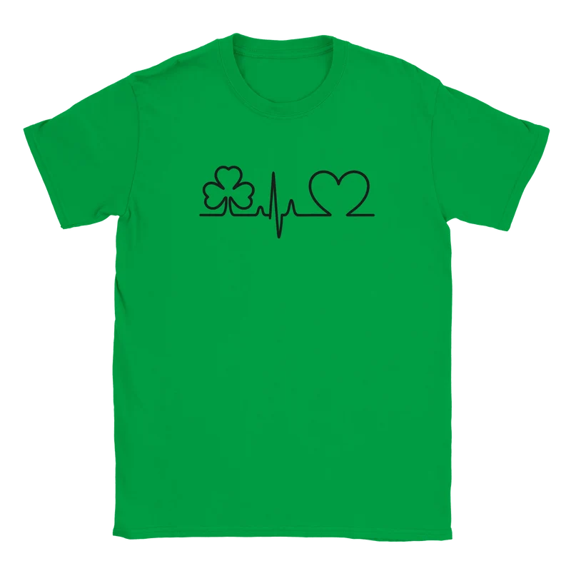 T-shirt - Hjärtkurva St Patrick's Day