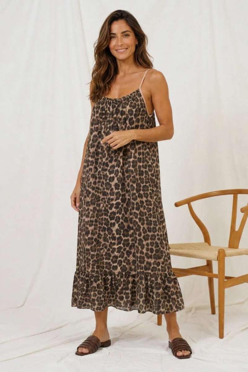 Marta Du Chateau - Mdcluliana Dress 23106 - Camello Leo