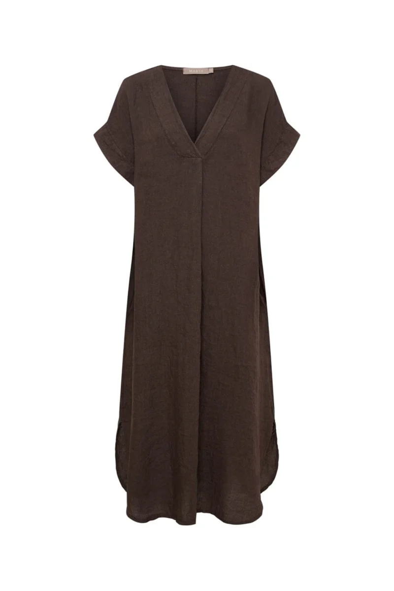 Marta Du Chateau - Mdcastra Dress Tc59555m - Mocha93913