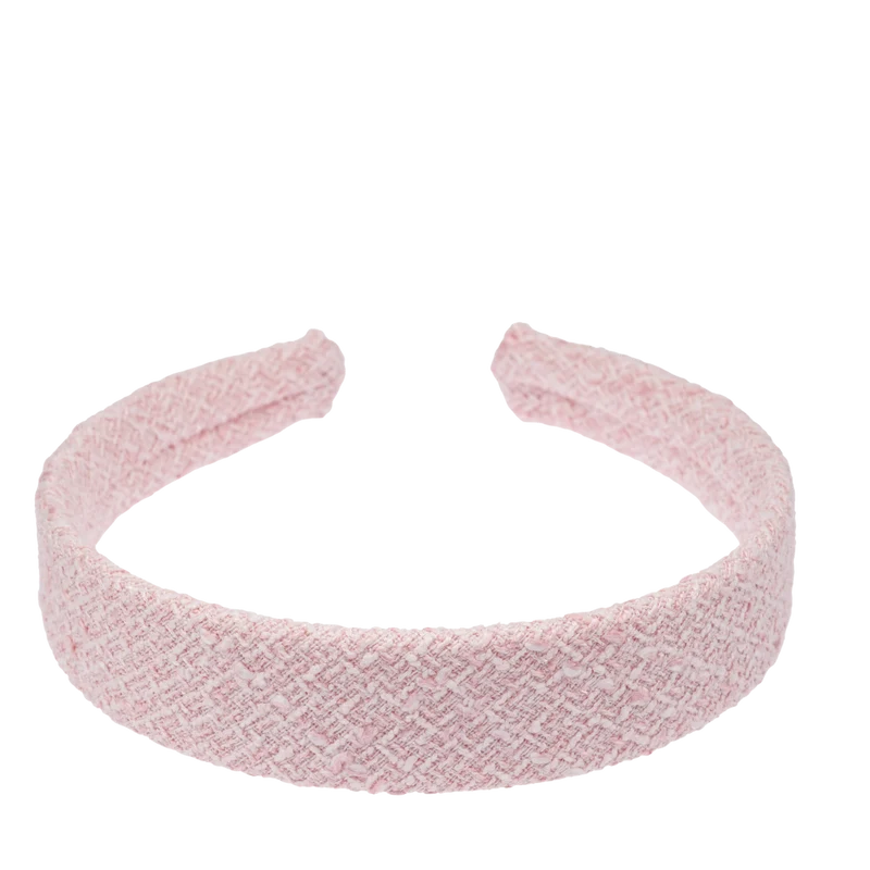 Tweed Hair Band - Cotton Candy