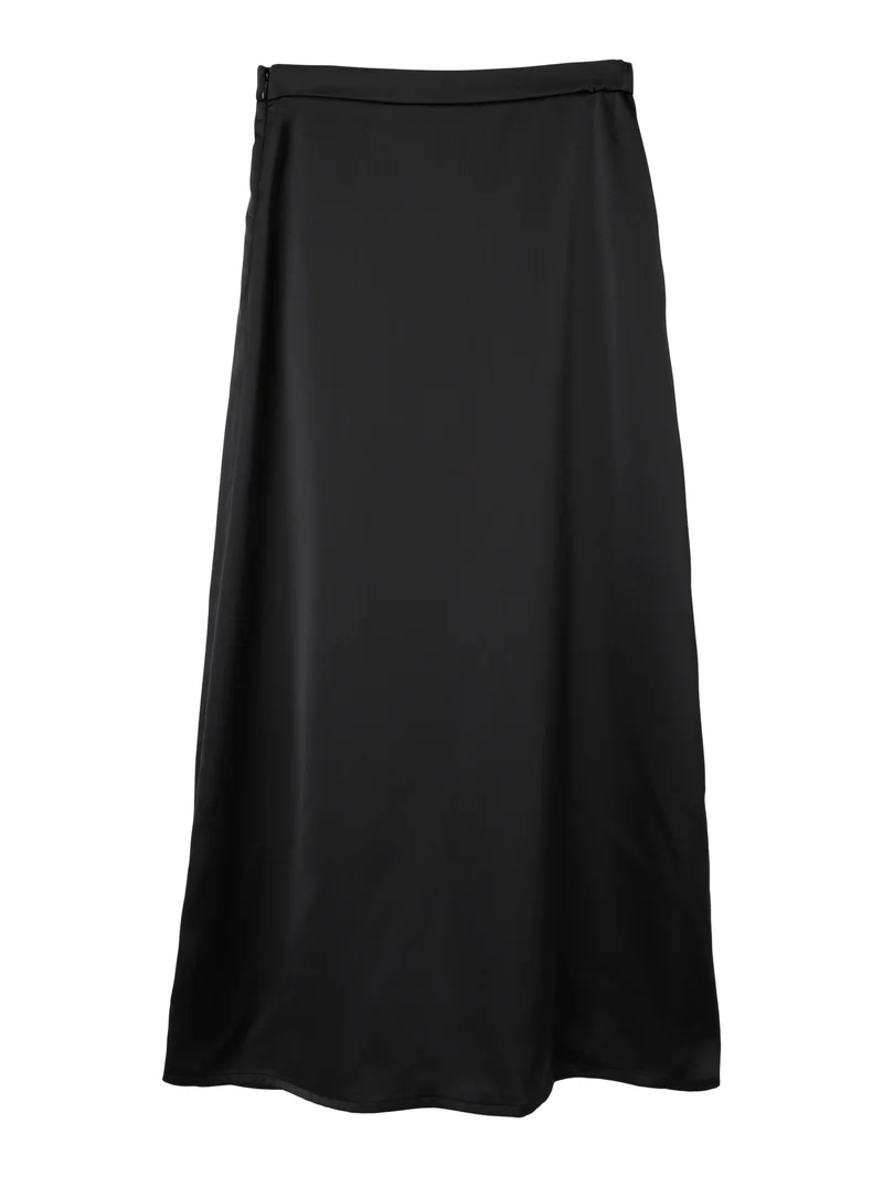 LÅNG SATIN KJOL