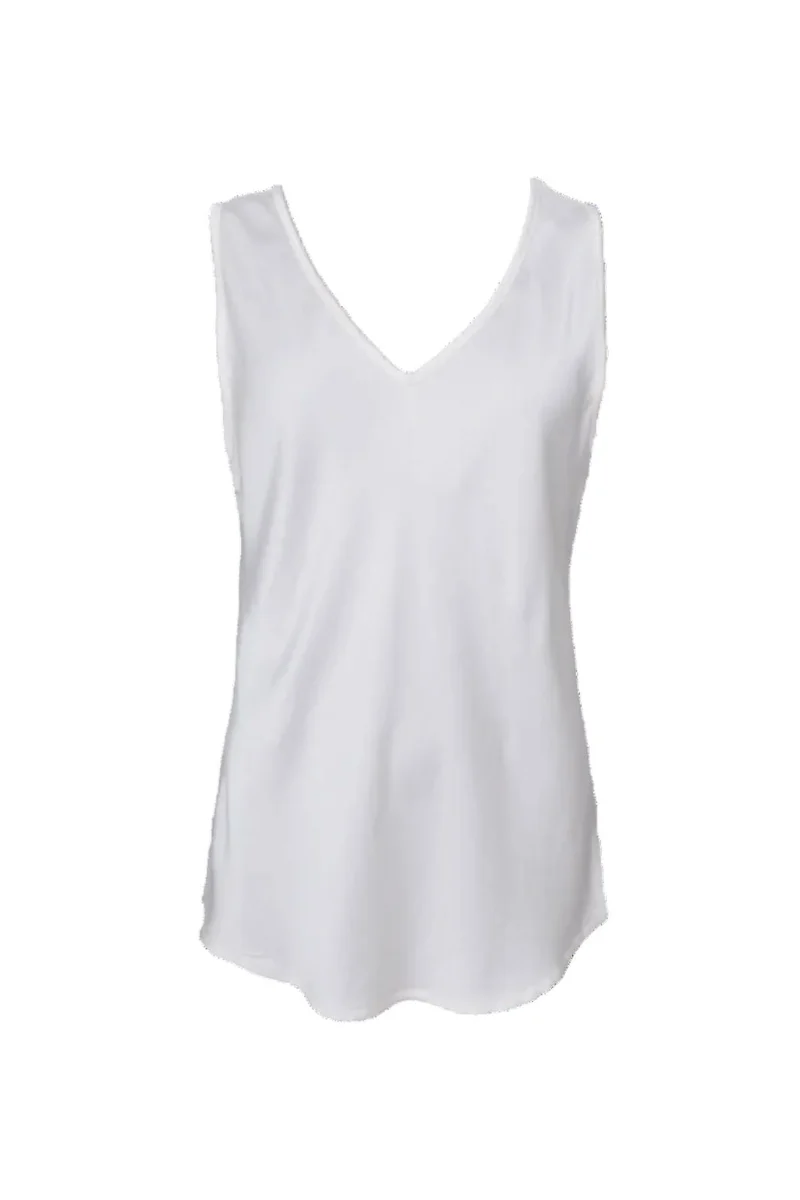 Black Colour - Bcmabel Double V-Neck Top 41210 - Shirts - Off White