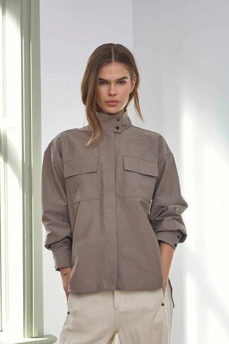 Co´Couture - Jojocc Shirt 500427 - 20010 - Mushroom