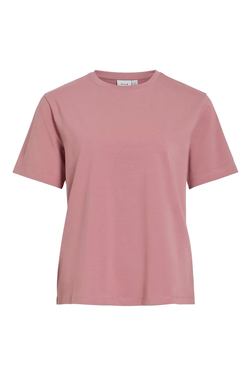 Vila - Vinora S/S T-Shirt - 5025601 Nostalgia Rose