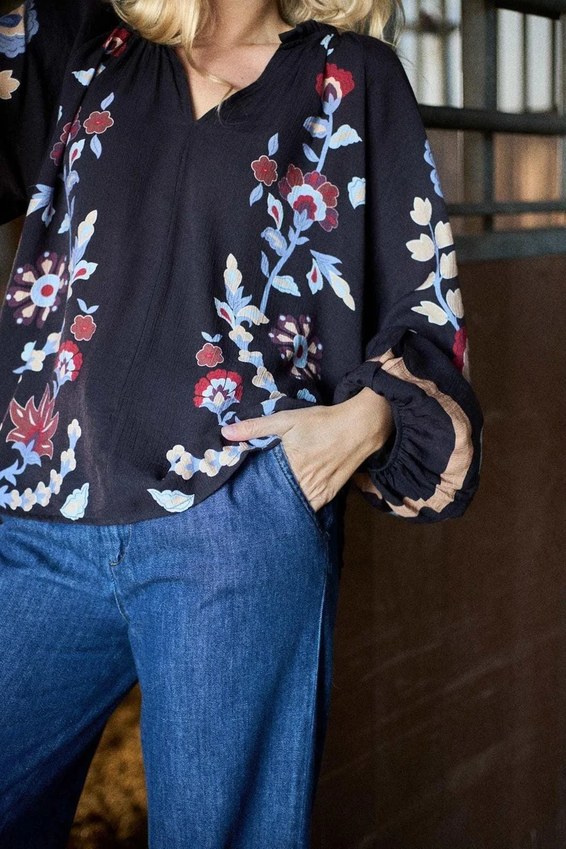 Black Colour - Bcmarigold Blouse 41024 - Dk. Chocolate