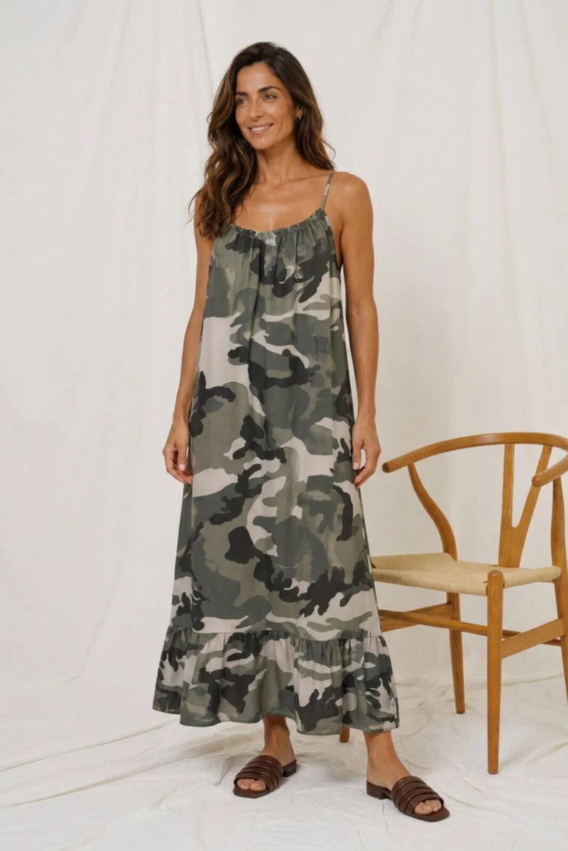 Marta Du Chateau - Mdcluliana Dress 23106 - Military6