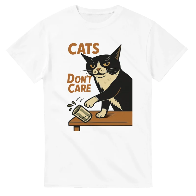 T-shirt Original - Cats Don't Care