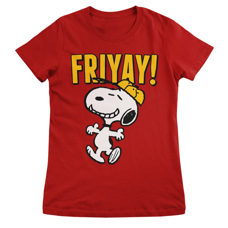 Snoopy - Friyay! Girly Tee