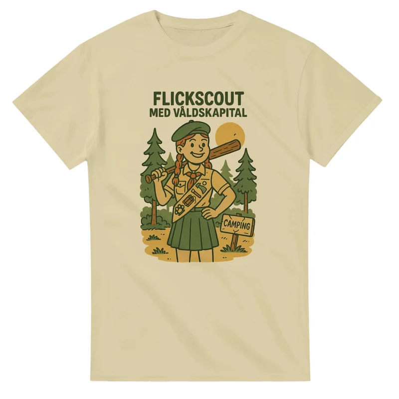 T-Shirt - Flickscout med våldskapital