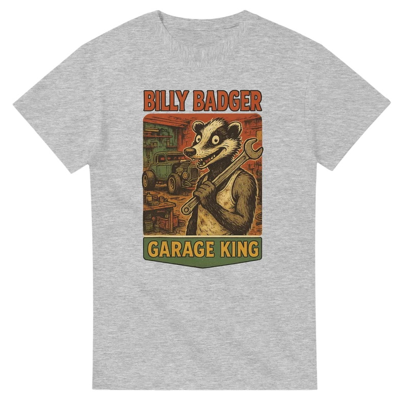 T-shirt Original – Billy Badger – Garage King