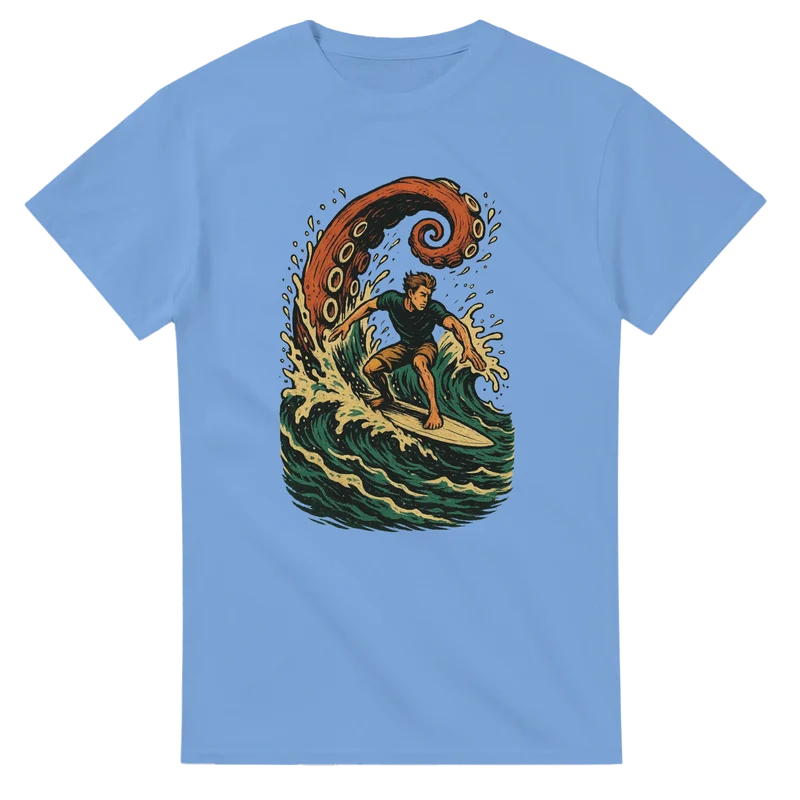 T-shirt Original - Surfing the Kraken