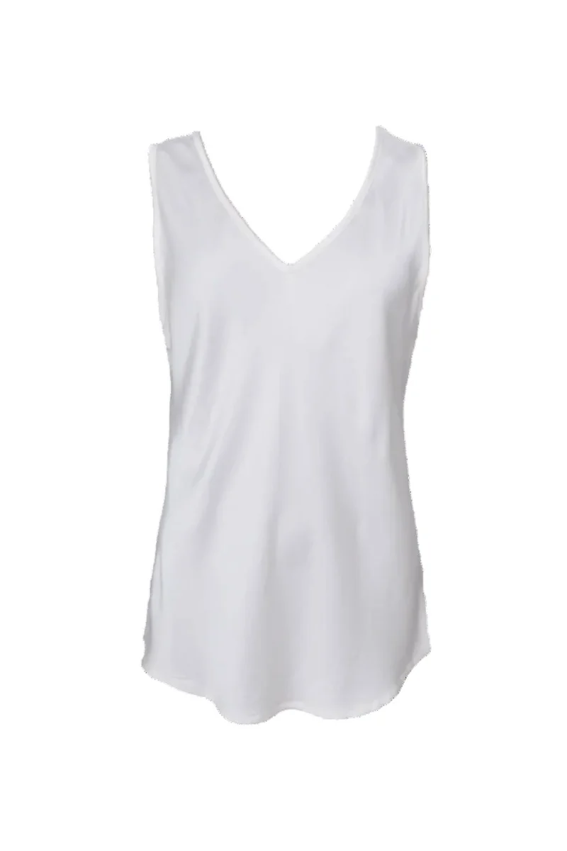 Black Colour - Bcmabel Double V-Neck Top 41210 - Shirts - Off White