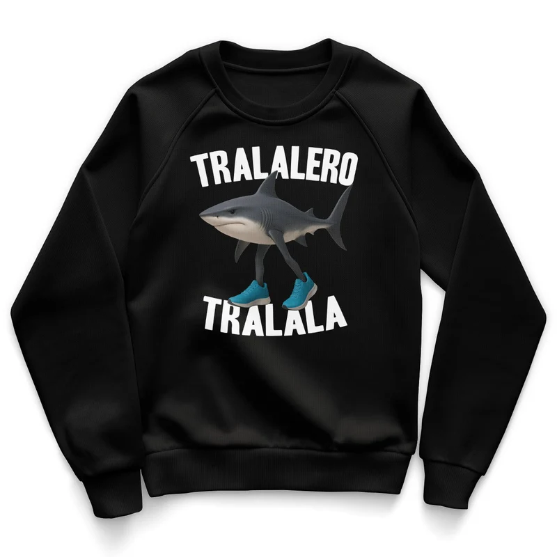 Brainrot - Tralalero Tralalala Kids Sweatshirt