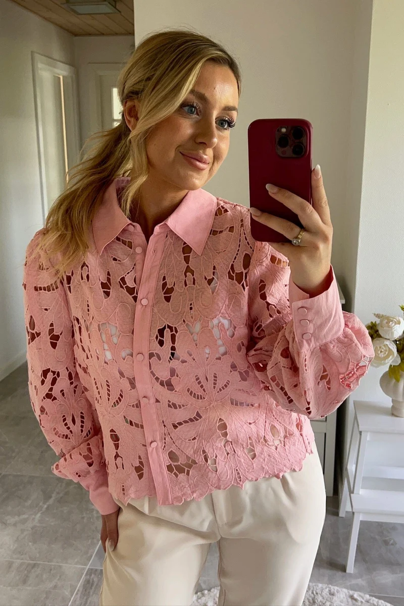 Dear Molly - Birthe Shirt - Pink