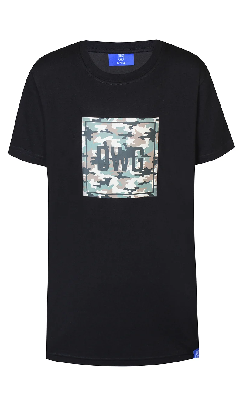 KORTÄRMAD T-SHIRT KAMOTRYCK
