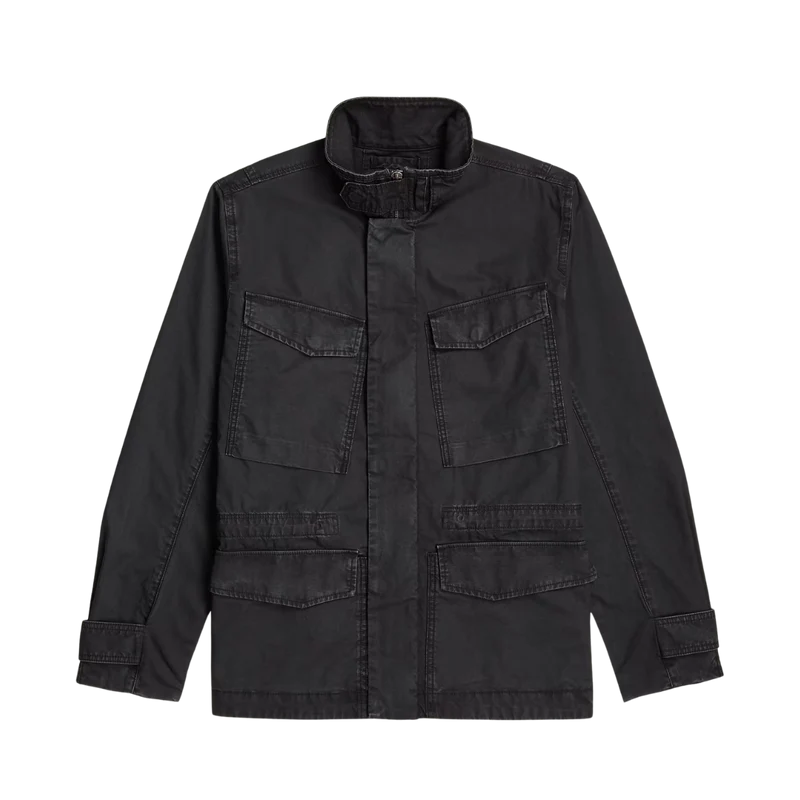 Rovic Slim Field Unpadded Jacket - B564 Dark Black