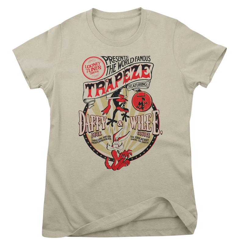 Daffy & Wile E Trapeze Girly Tee