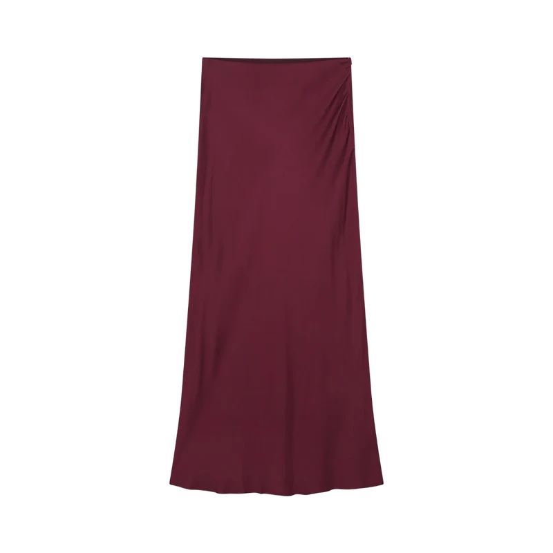 Laurent Skirt - Deep Burgundy