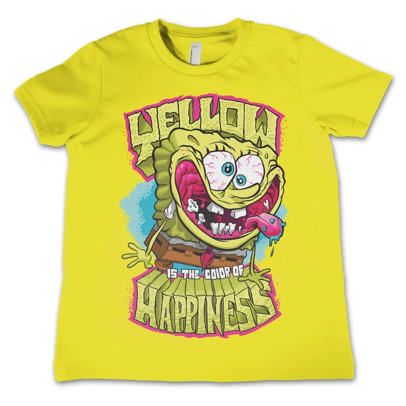 Yellow Is The Color Of Happiness Kids T-Shirt